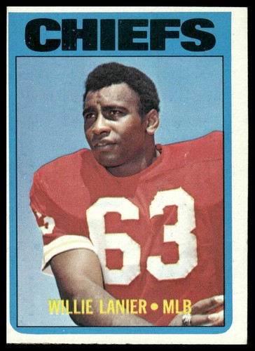 Willie lanier 1972 topps - willie, #35