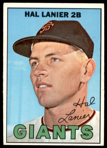 1967 topps hal lanier san - hal,
